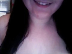 Cute chubby legal age teenager getting naked and masturbating on webcam